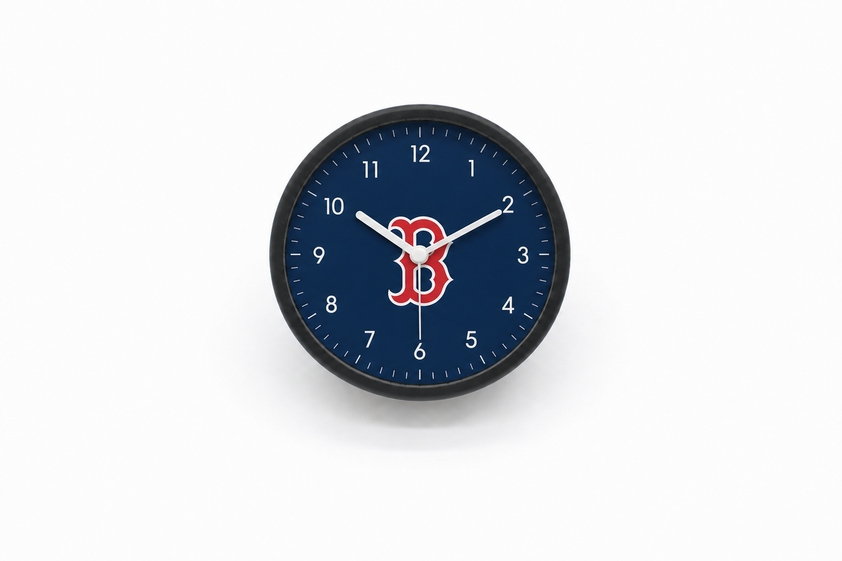 Boston Red Sox Matte Clock