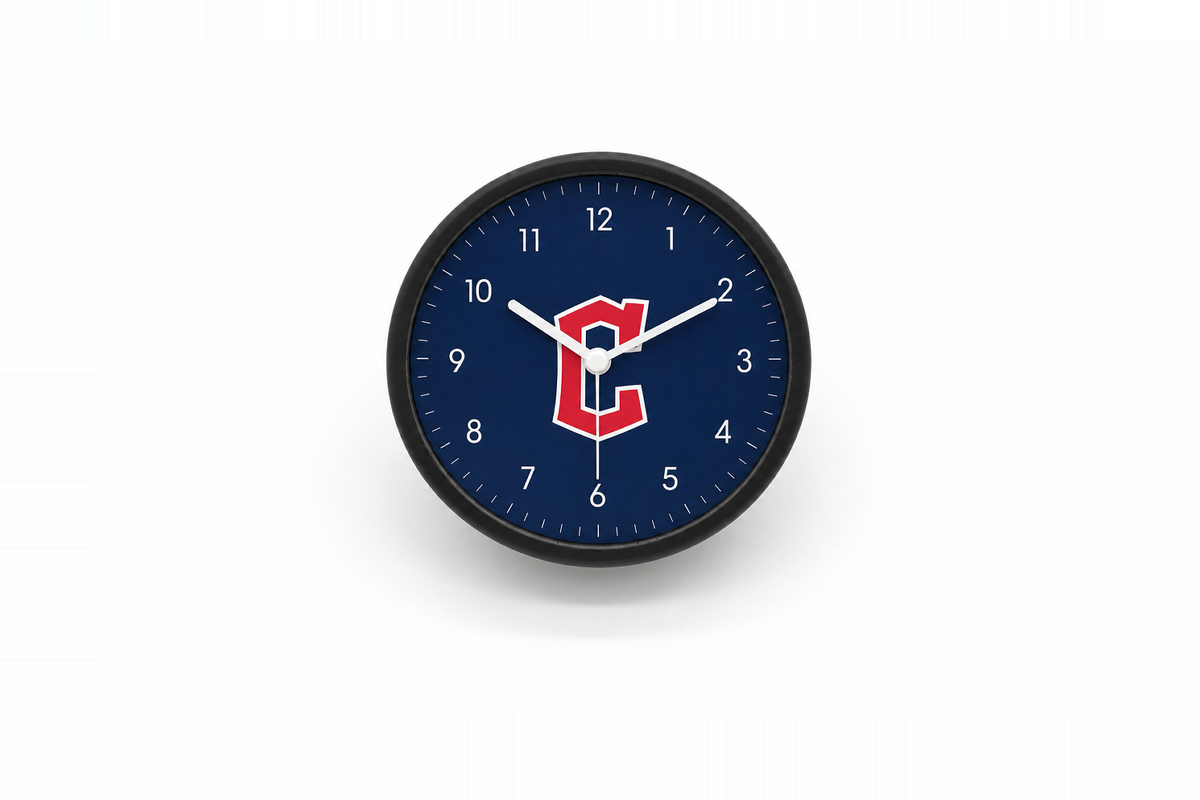 Cleveland Guardians Matte Clock