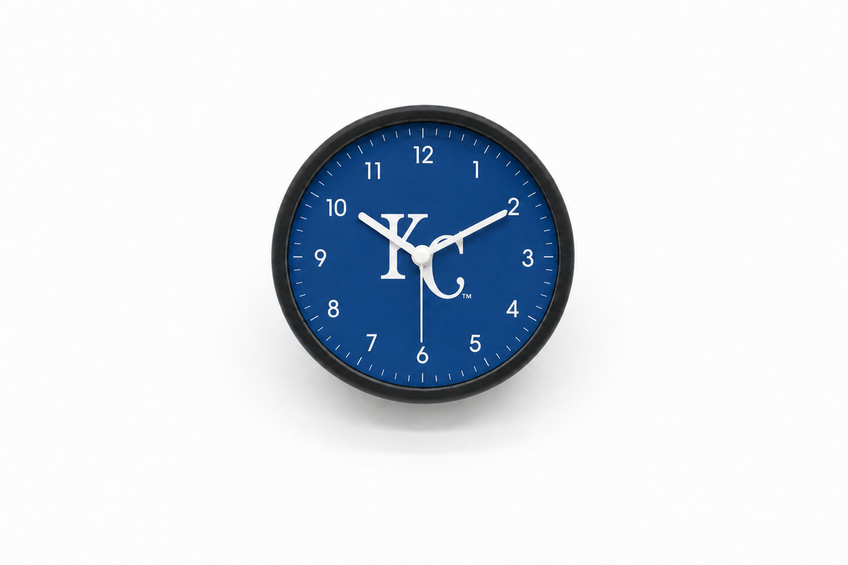Kansas City Royals Matte Clock