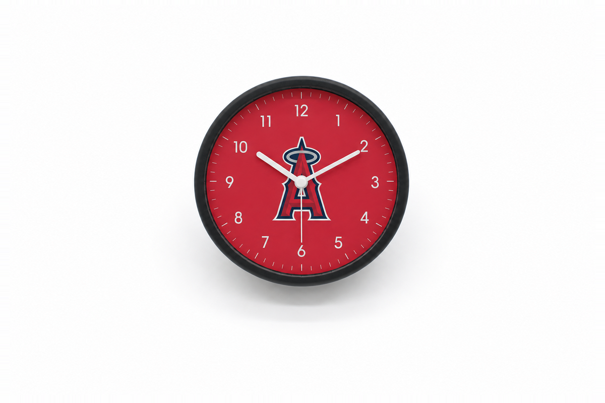 Los Angeles Angels Matte Clock