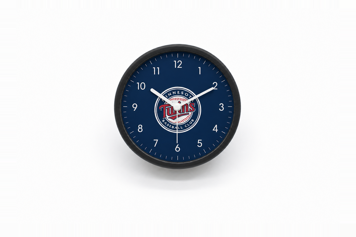 Minnesota Twins Matte Clock