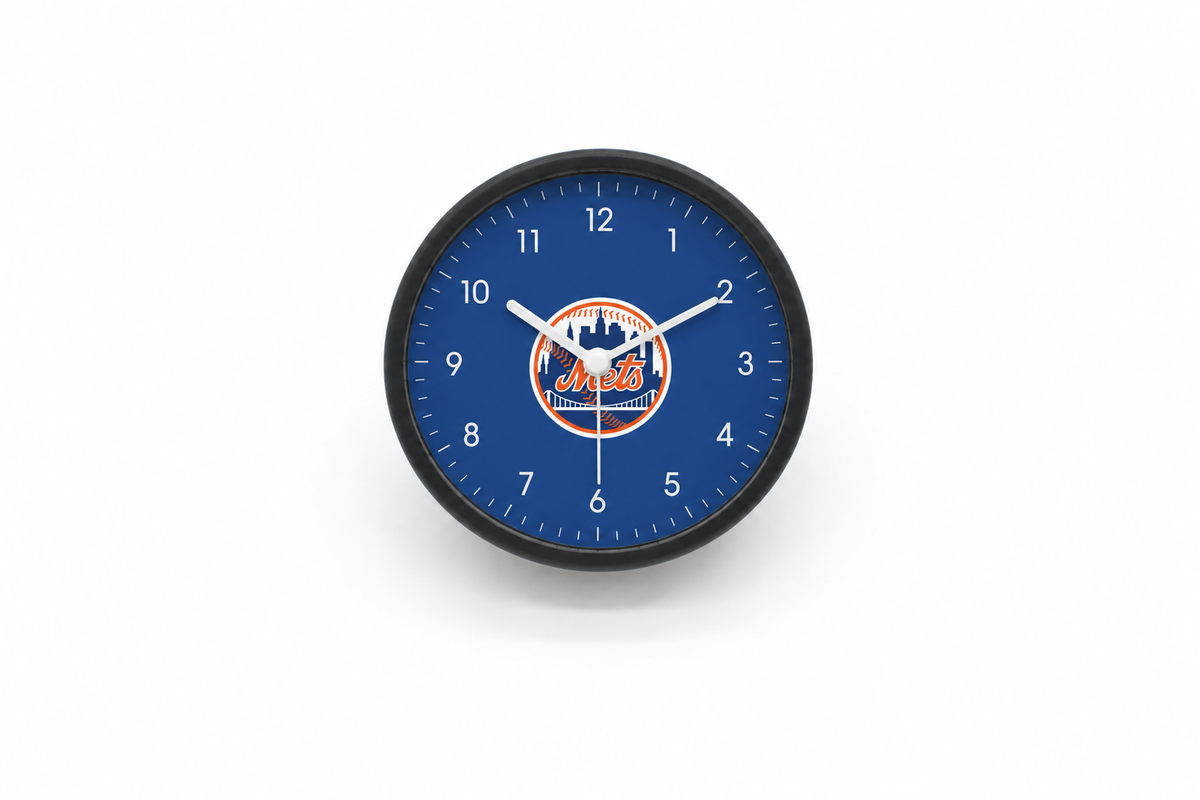 New York Mets Matte Clock
