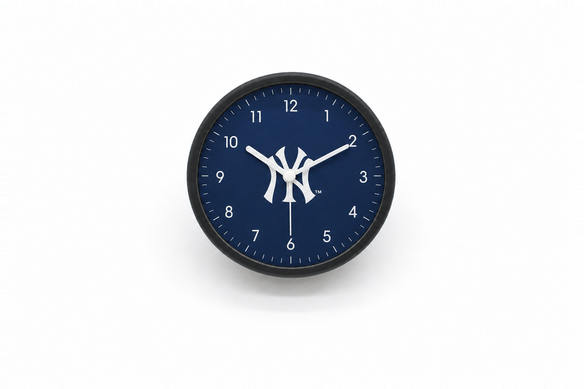 New York Yankees Matte Clock
