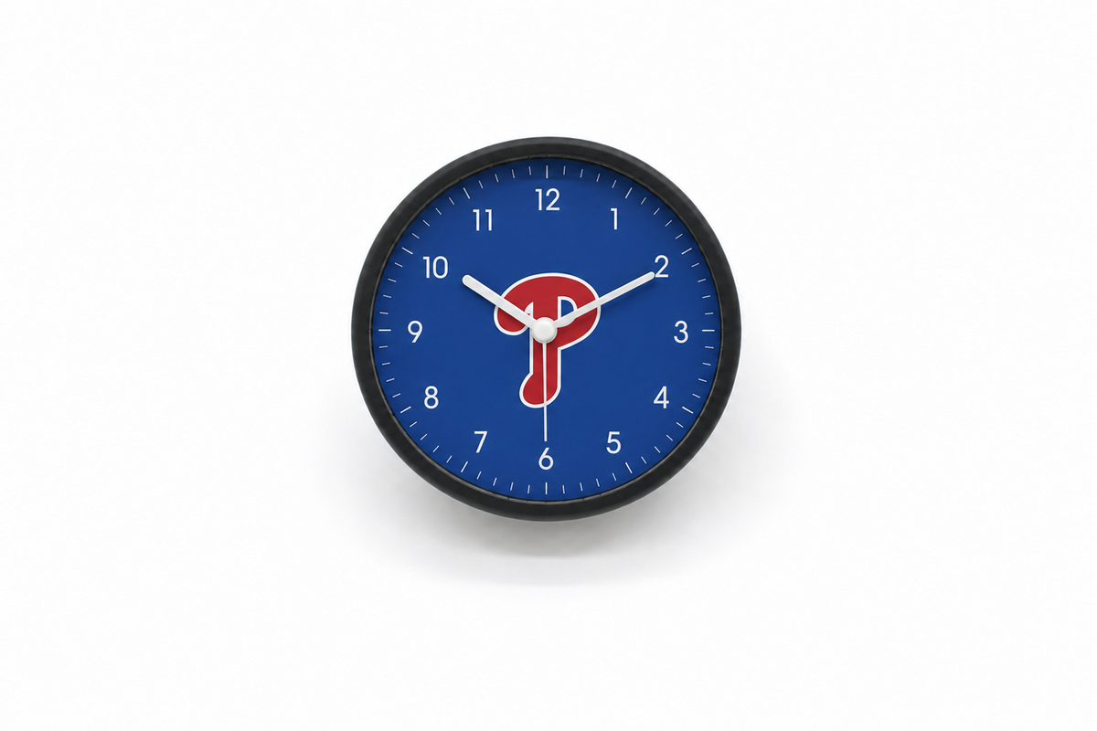 Philadelphia Phillies Matte Clock