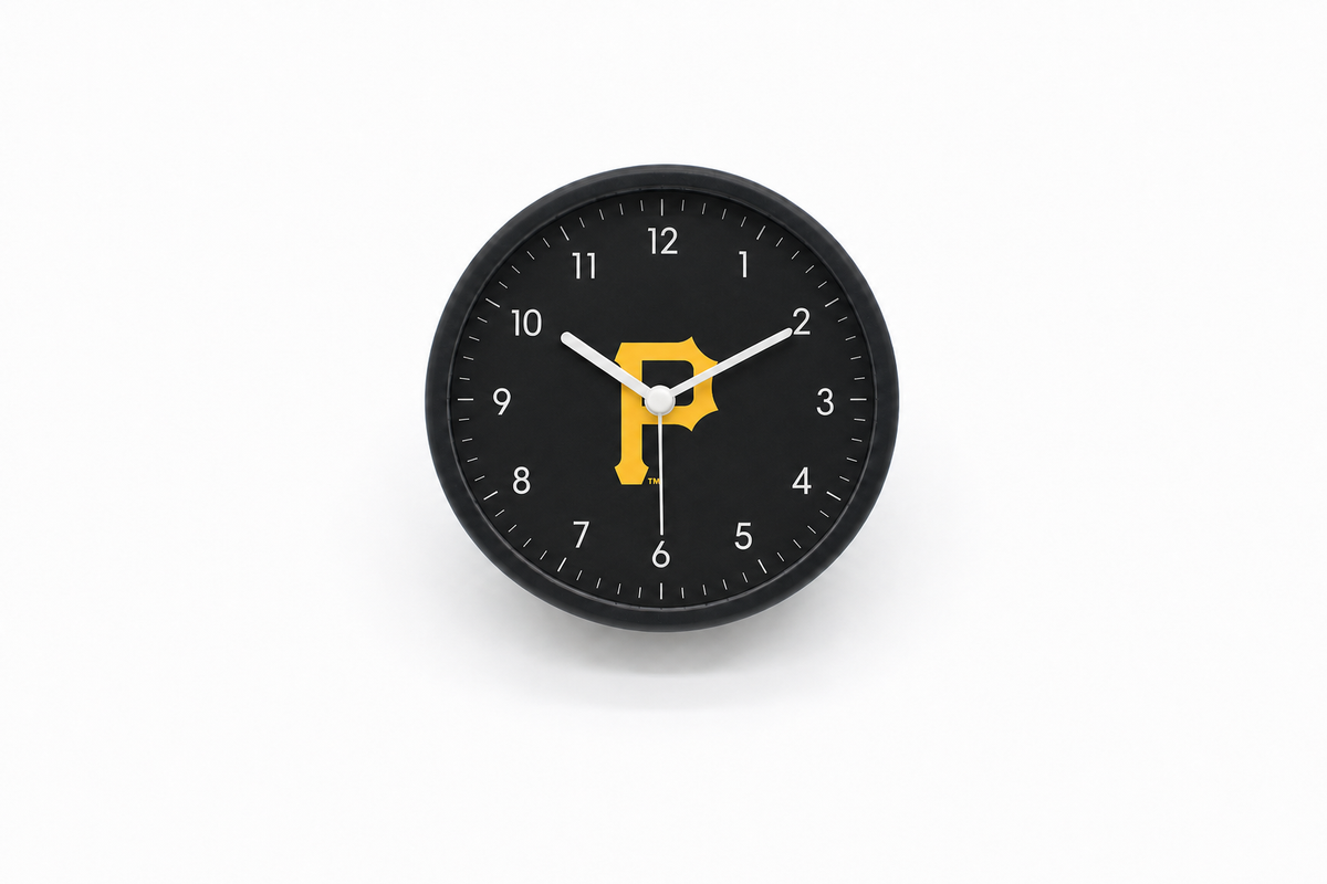 Pittsburgh Pirates Matte Clock