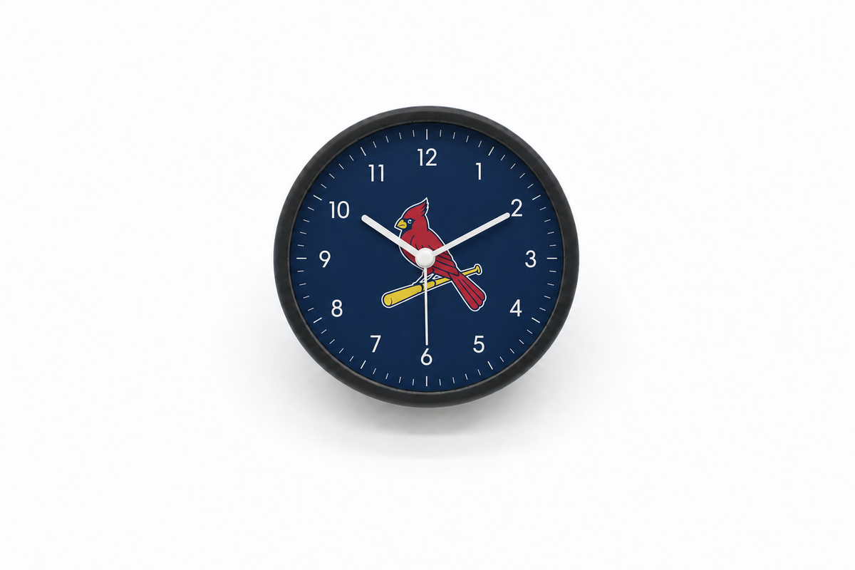 St. Louis Cardinals Matte Clock