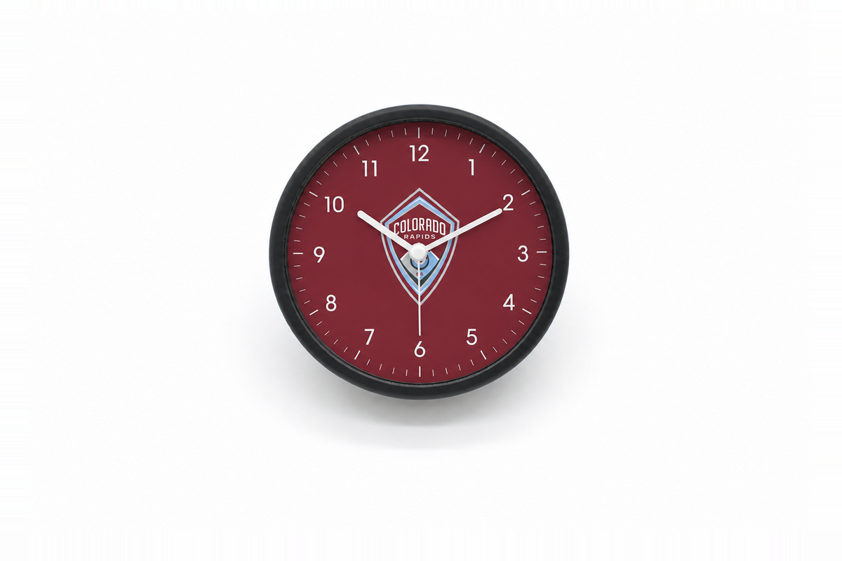 Colorado Rapids Matte Clock