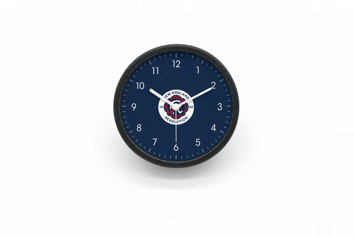 New England Revolution Matte Clock