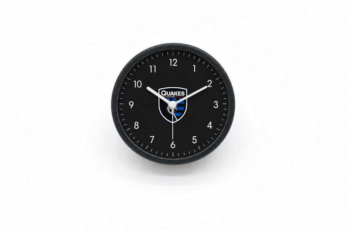 San Jose Earthquakes Matte Clock