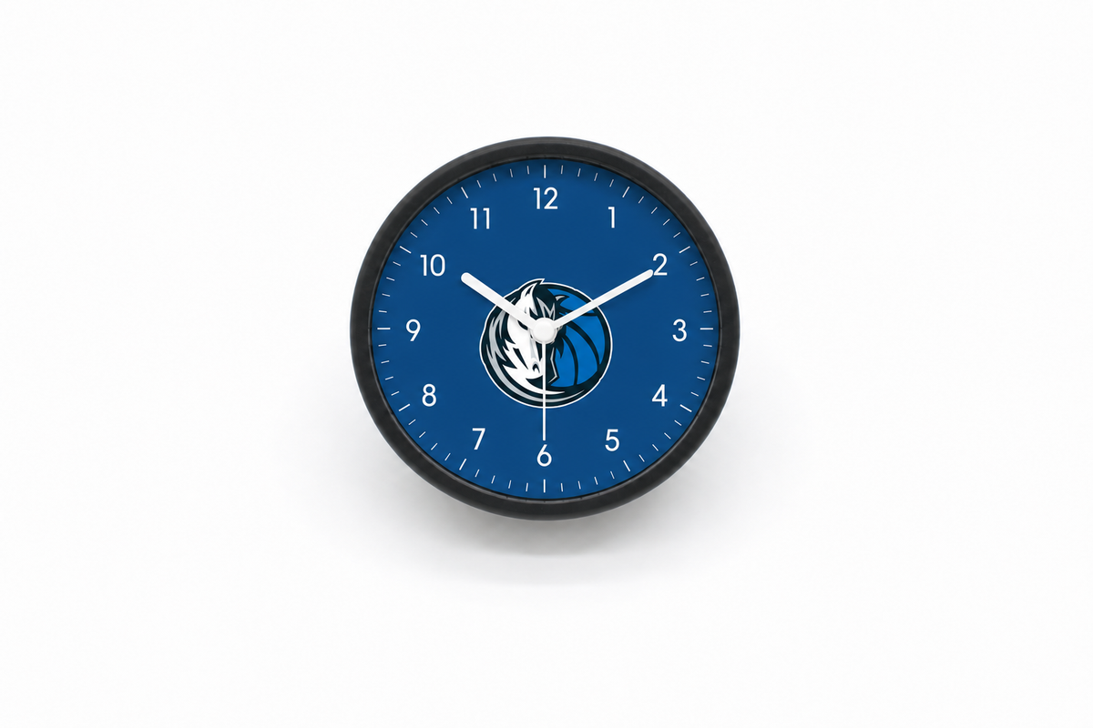 Dallas Mavericks Matte Clock