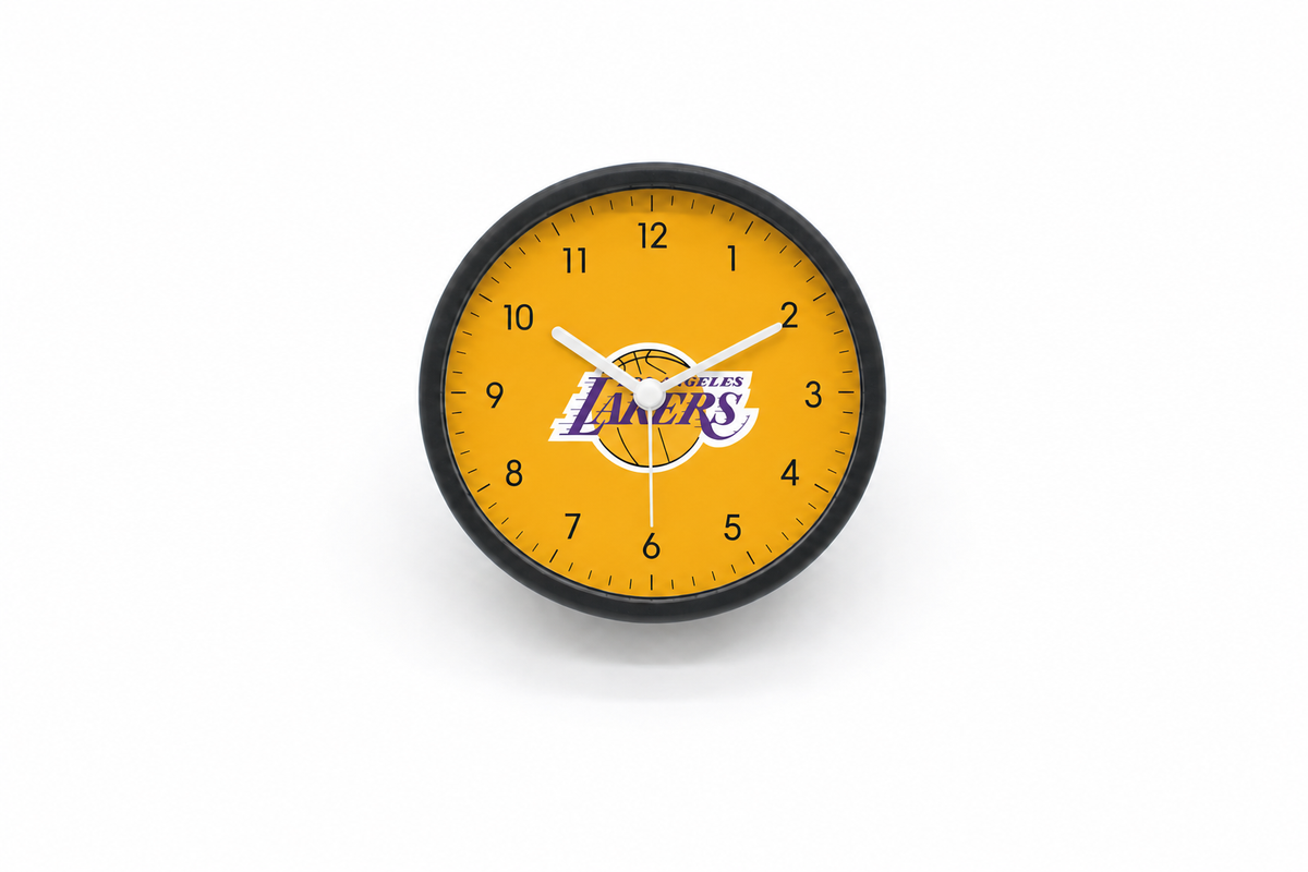 Los Angeles Lakers Matte Clock