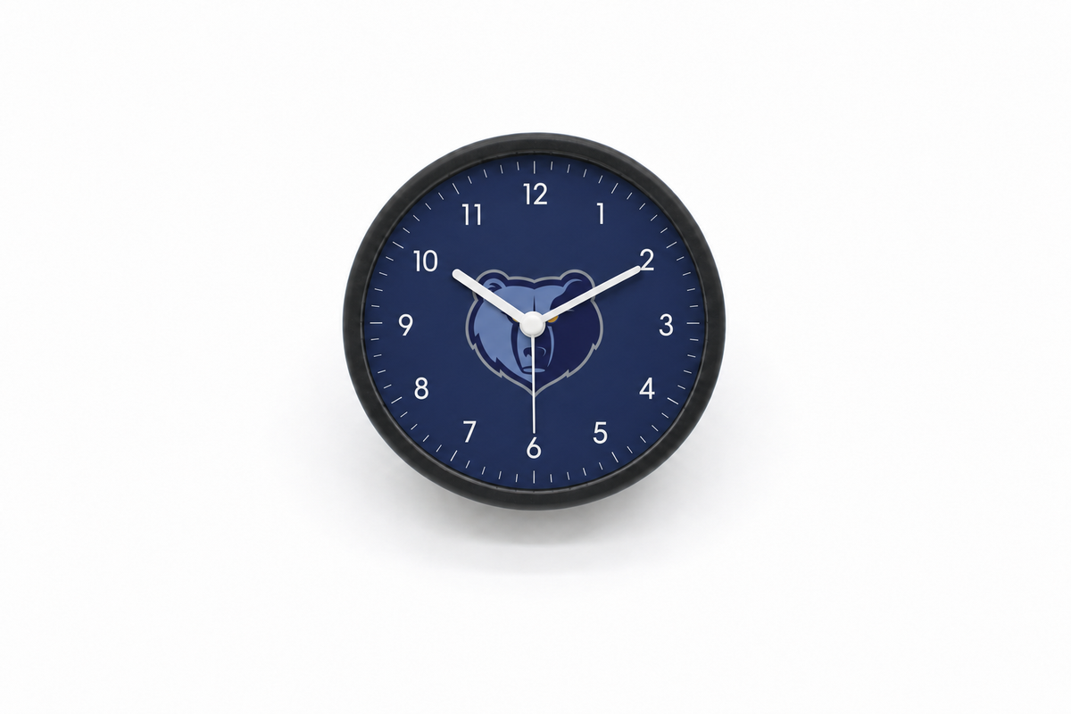 Memphis Grizzlies Matte Clock