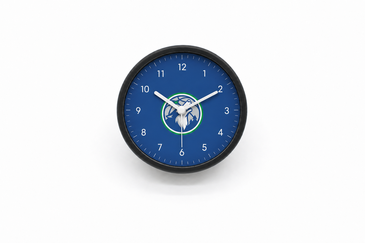 Minnesota Timberwolves Matte Clock