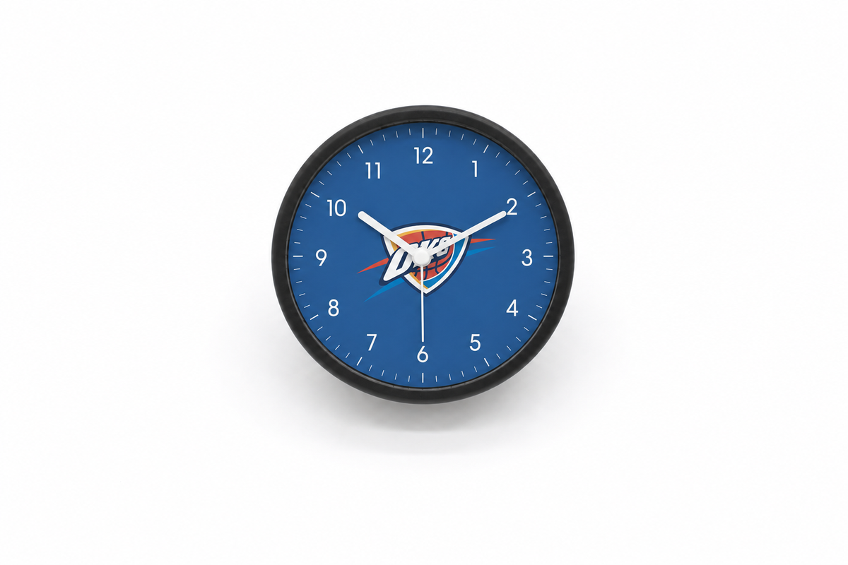 Oklahoma City Thunder Matte Clock