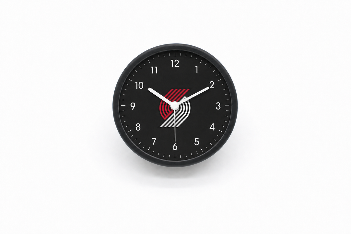 Portland Trail Blazers Matte Clock