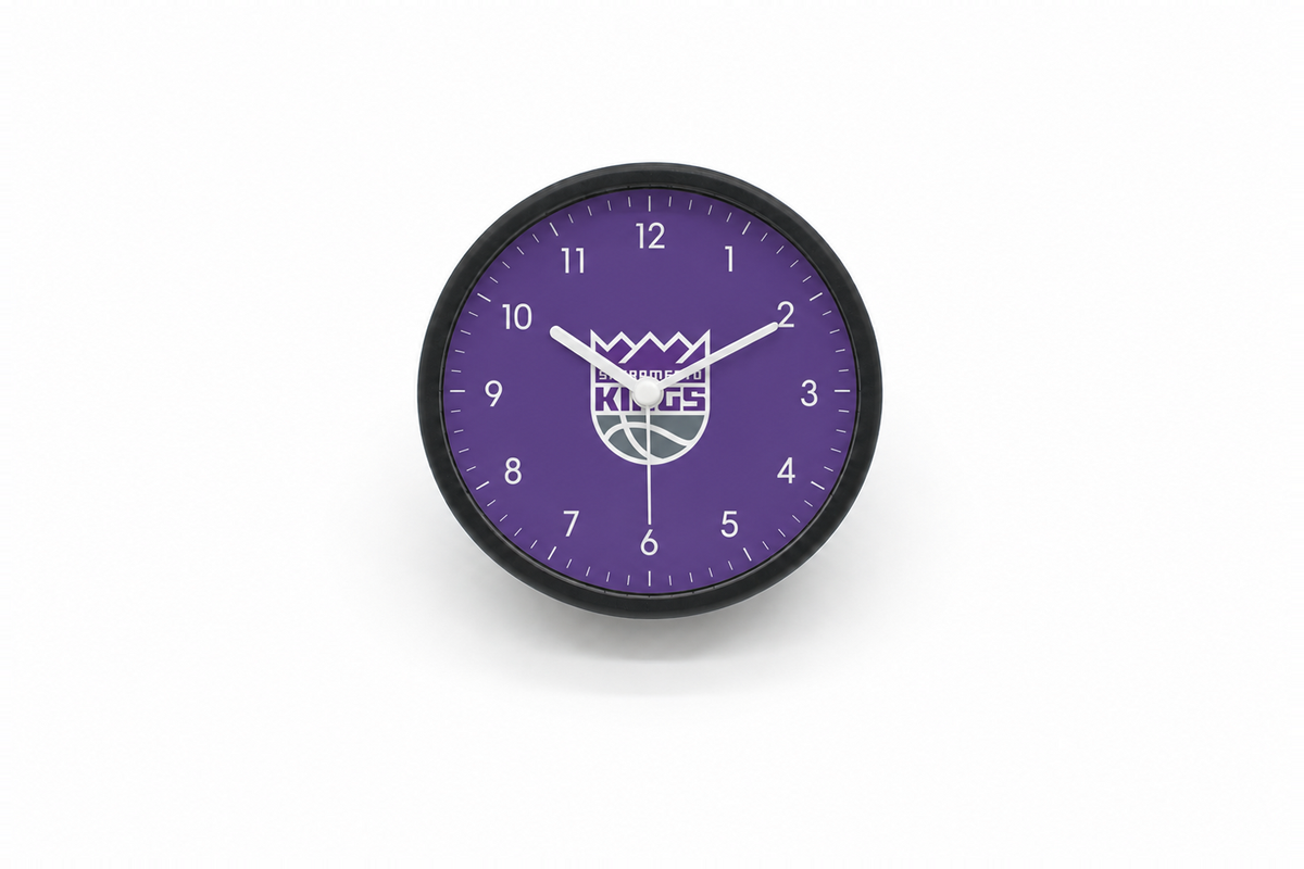 Sacramento Kings Matte Clock