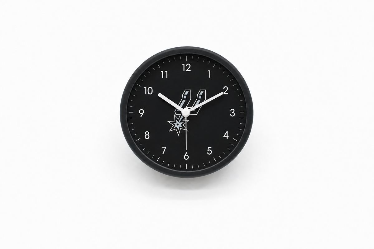 San Antonio Spurs Matte Clock