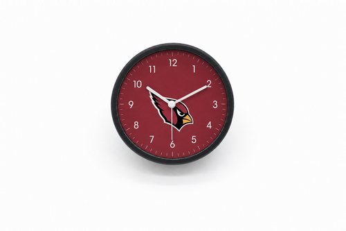 Arizona Cardinals Matte Clock