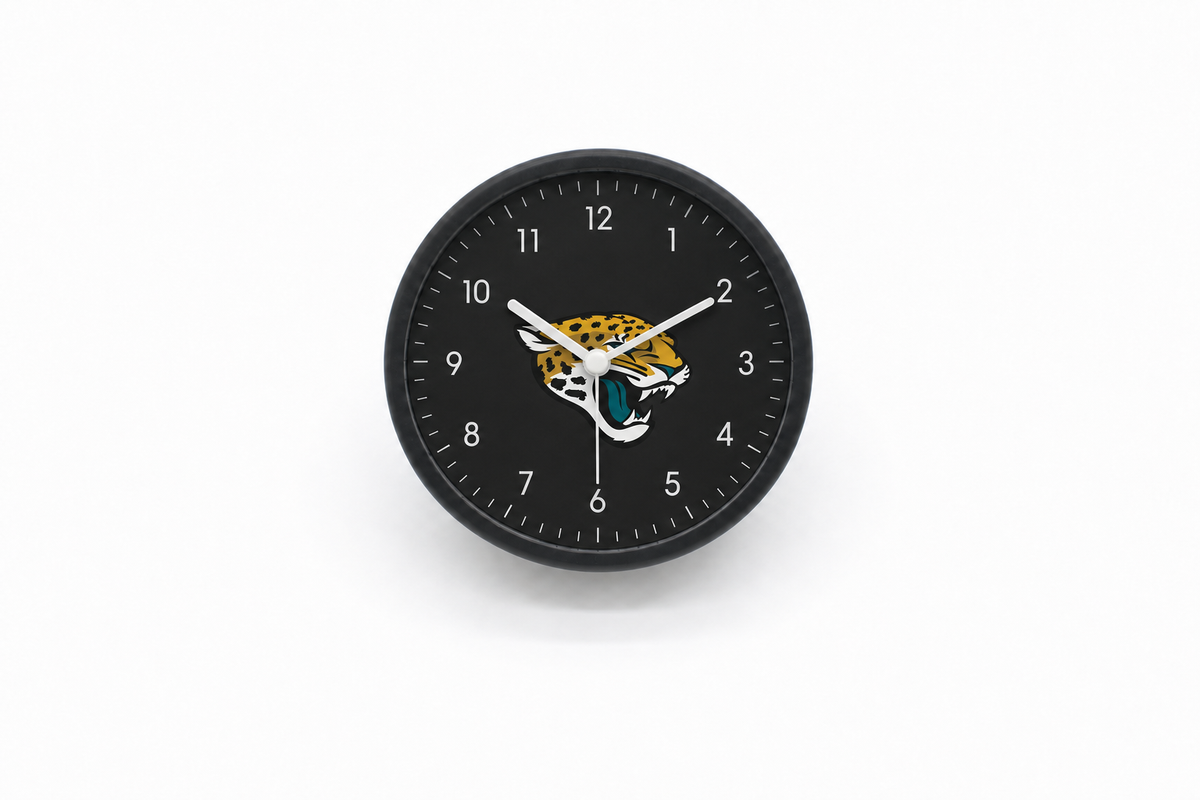 Jacksonville Jaguars Matte Clock