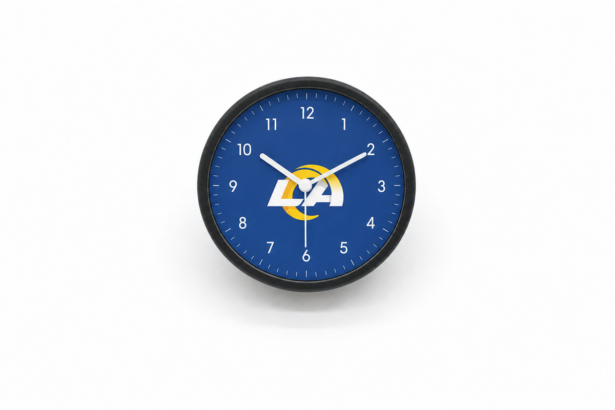 Los Angeles Rams Matte Clock
