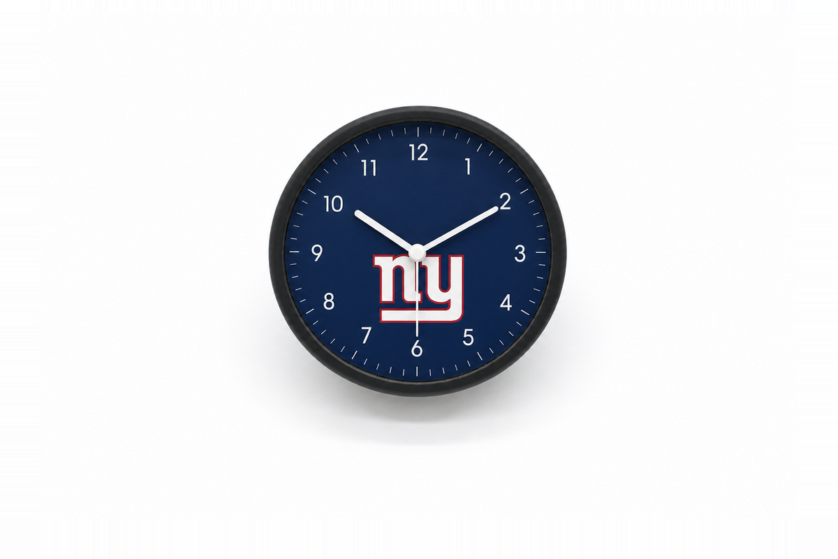 New York Giants Matte Clock