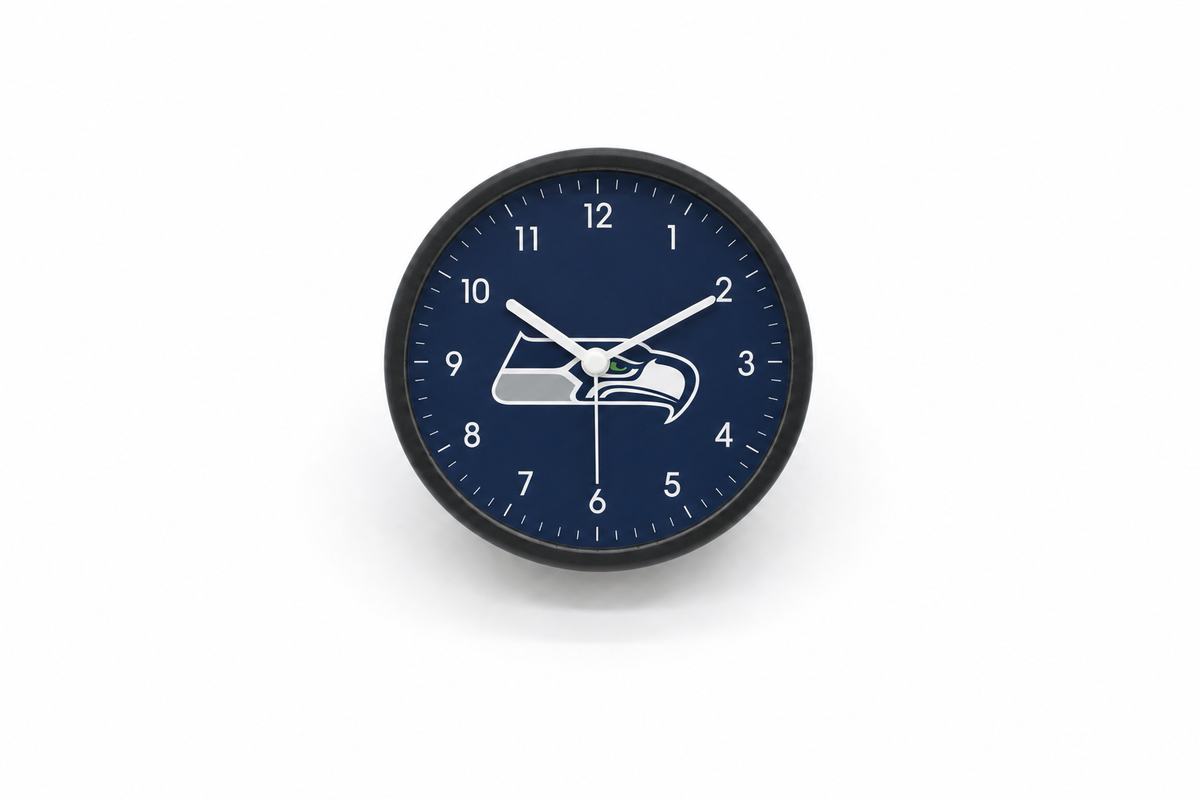 Seattle Seahawks Matte Clock