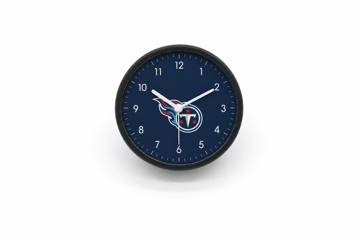 Tennessee Titans Matte Clock