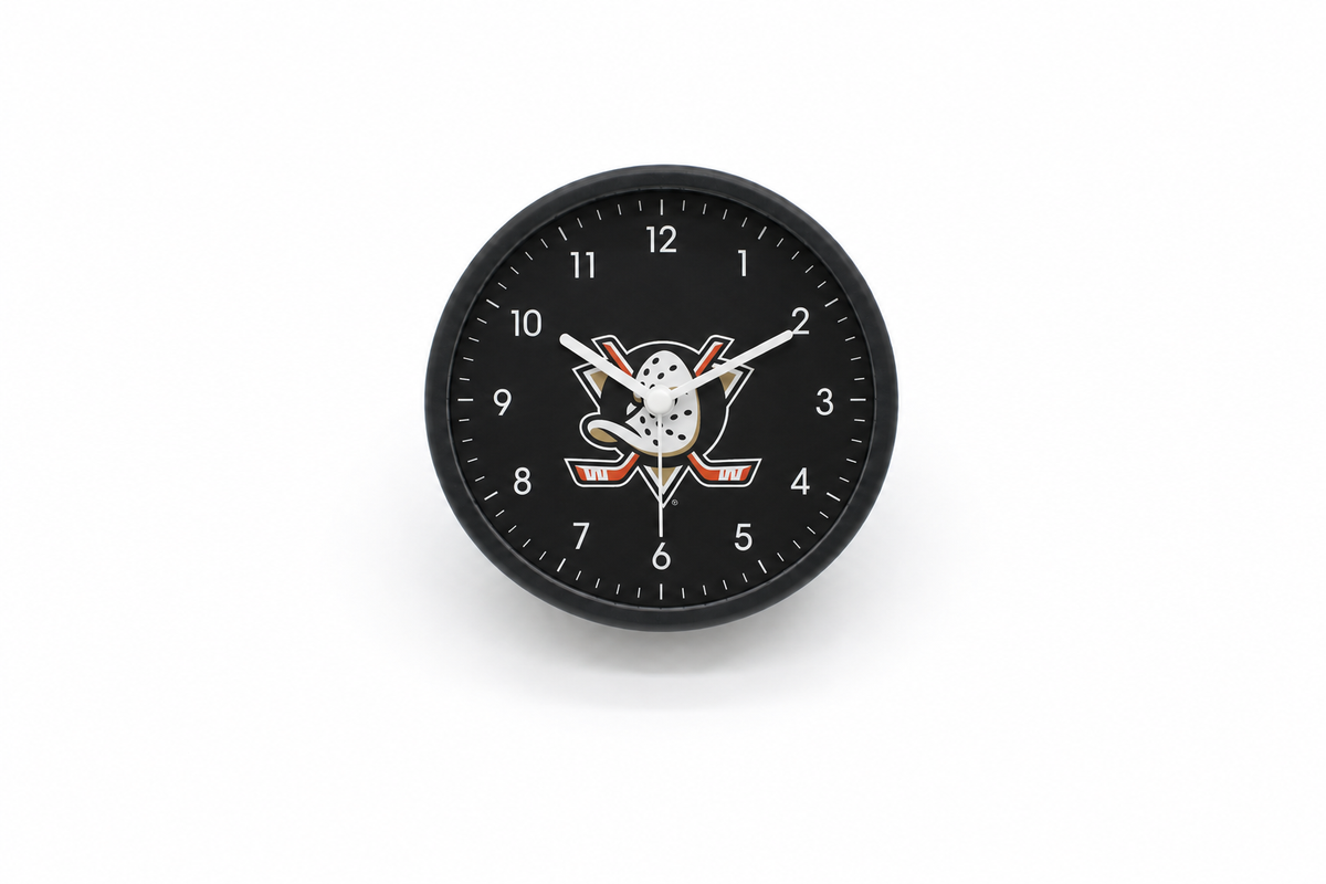 Anaheim Ducks Matte Clock