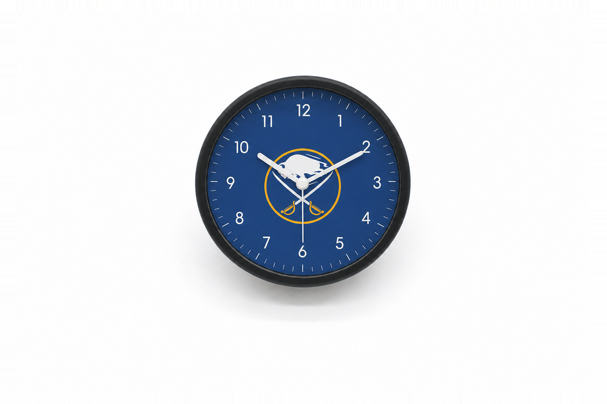 Buffalo Sabres Matte Clock