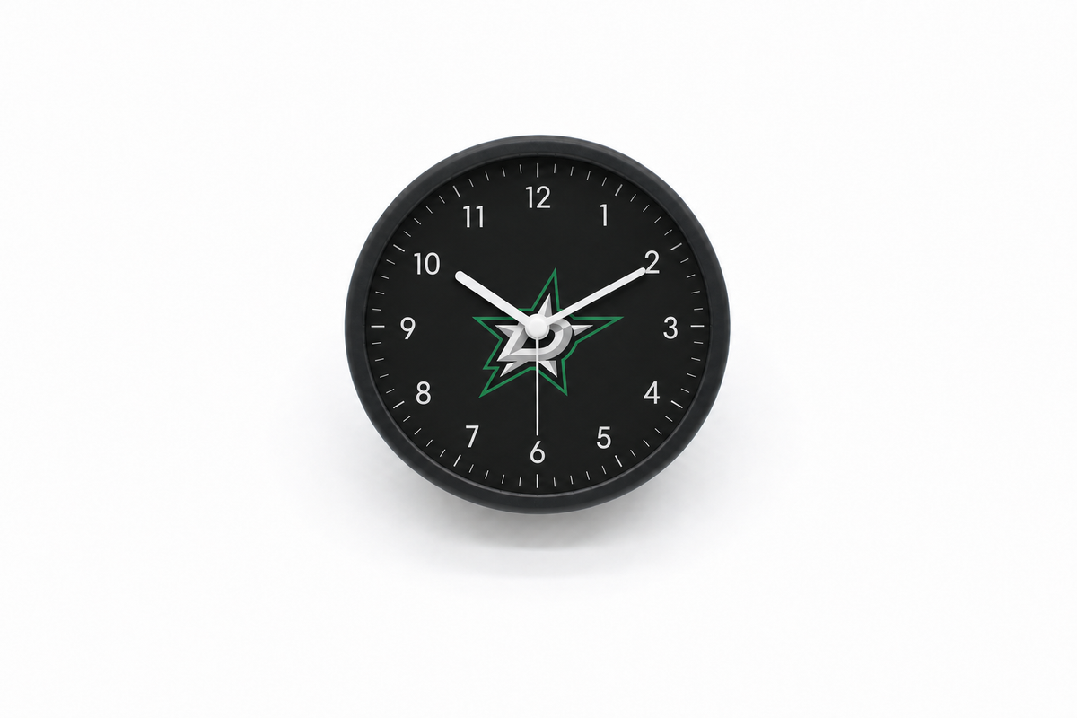 Dallas Stars Matte Clock