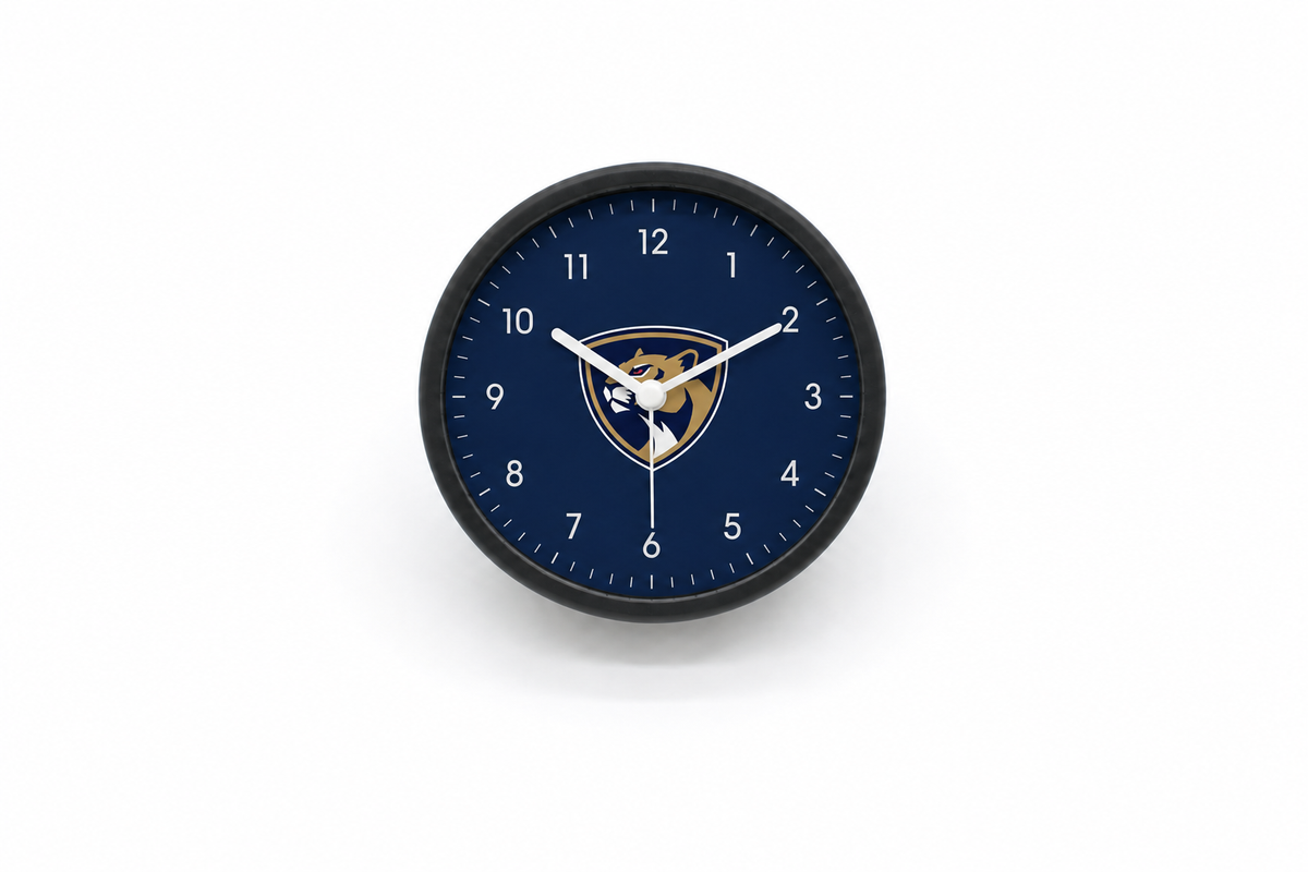 Florida Panthers Matte Clock