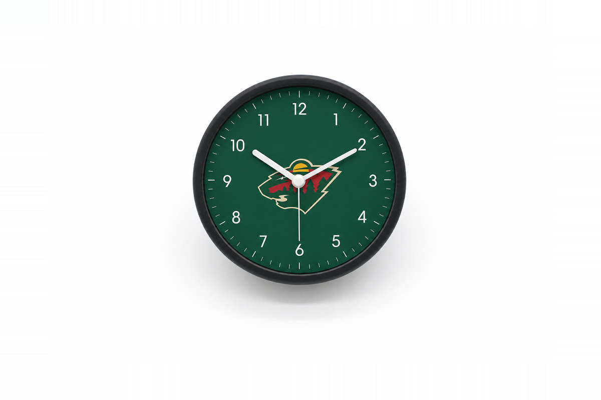 Minnesota Wild Matte Clock