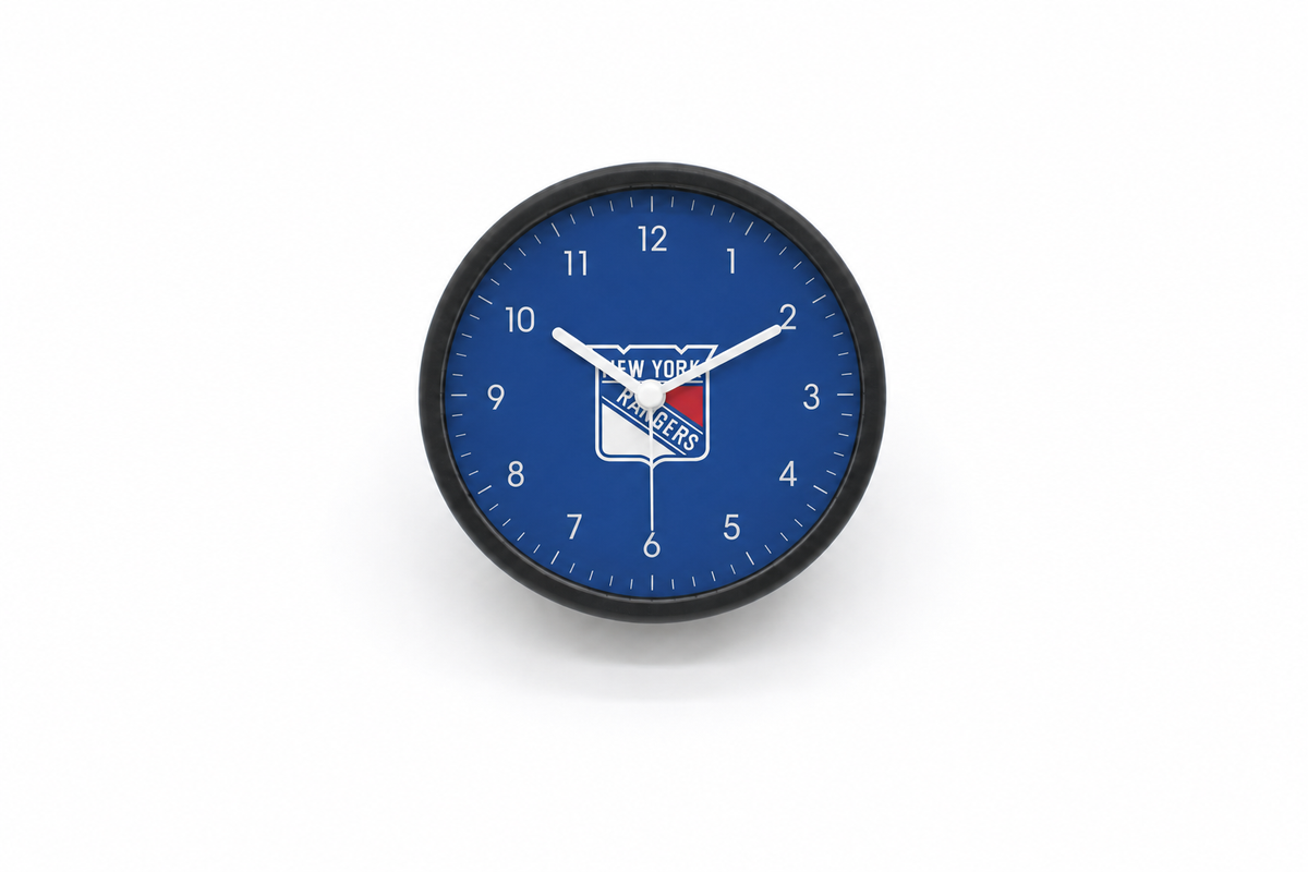 New York Rangers Matte Clock