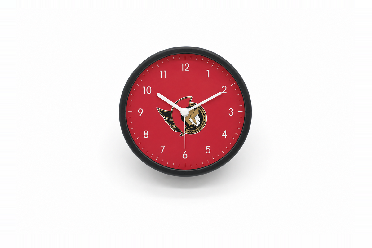 Ottawa Senators Matte Clock