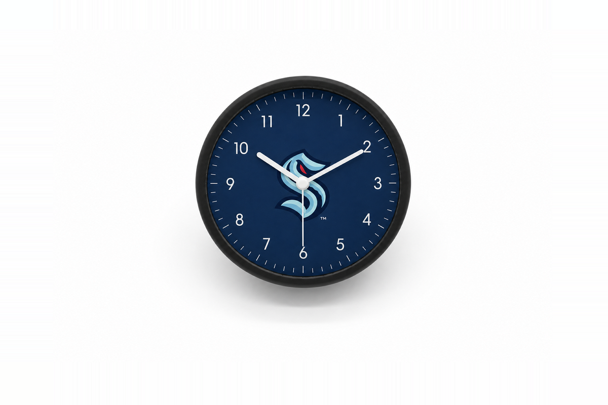 Seattle Kraken Matte Clock