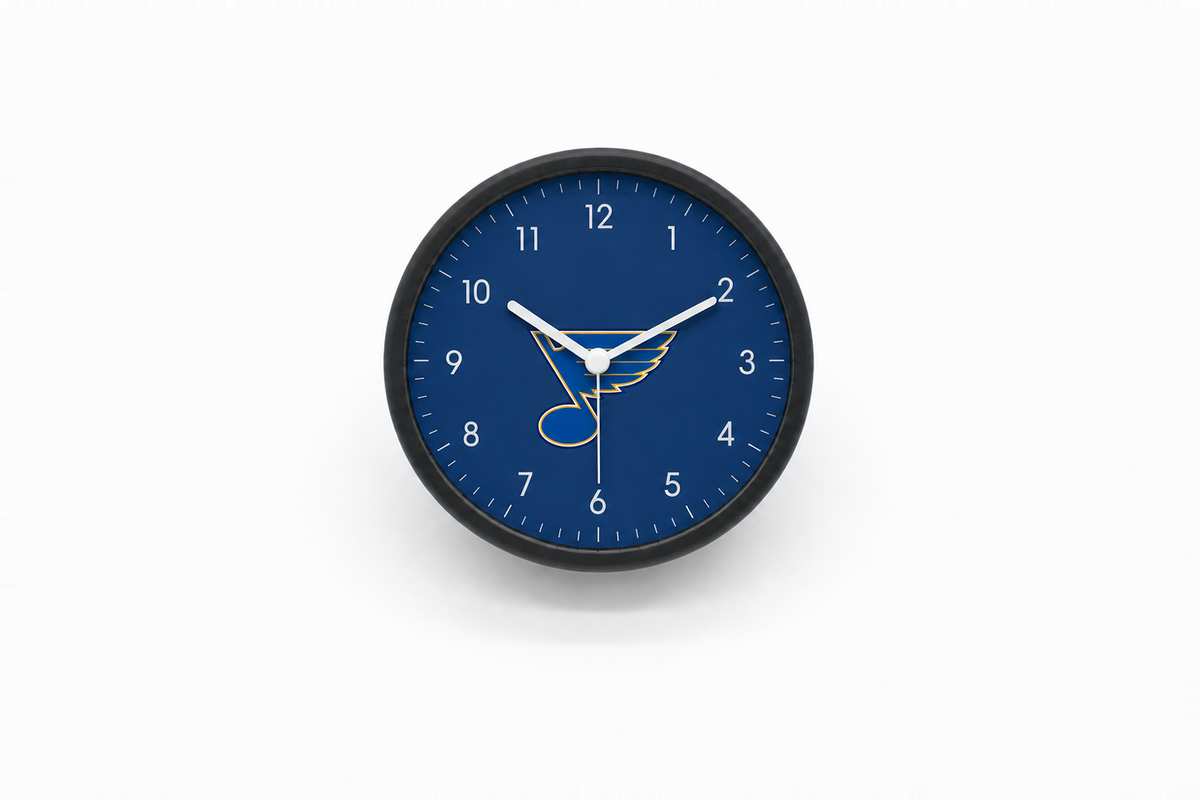 St. Louis Blues Matte Clock