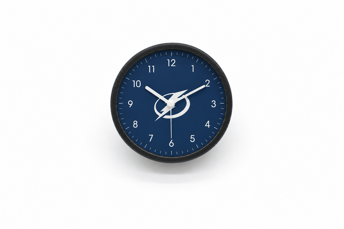 Tampa Bay Lightning Matte Clock