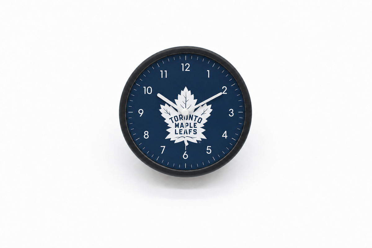 Toronto Maple Leafs Matte Clock
