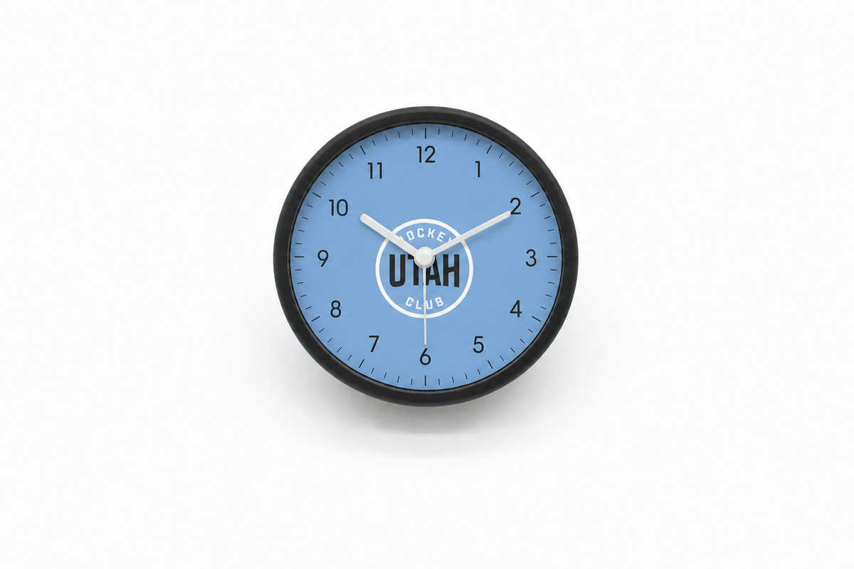 Utah Mammoth Matte Clock