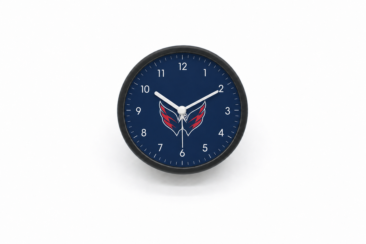 Washington Capitals Matte Clock
