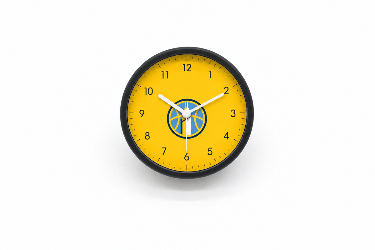 Chicago Sky Matte Clock