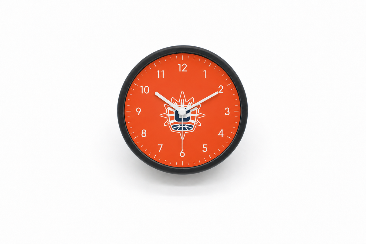 Connecticut Sun Matte Clock