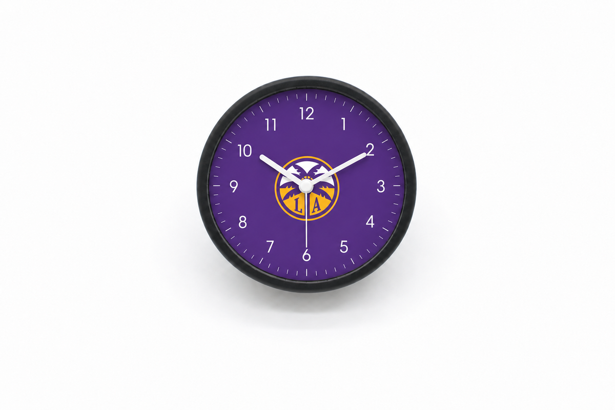 Los Angeles Sparks Matte Clock