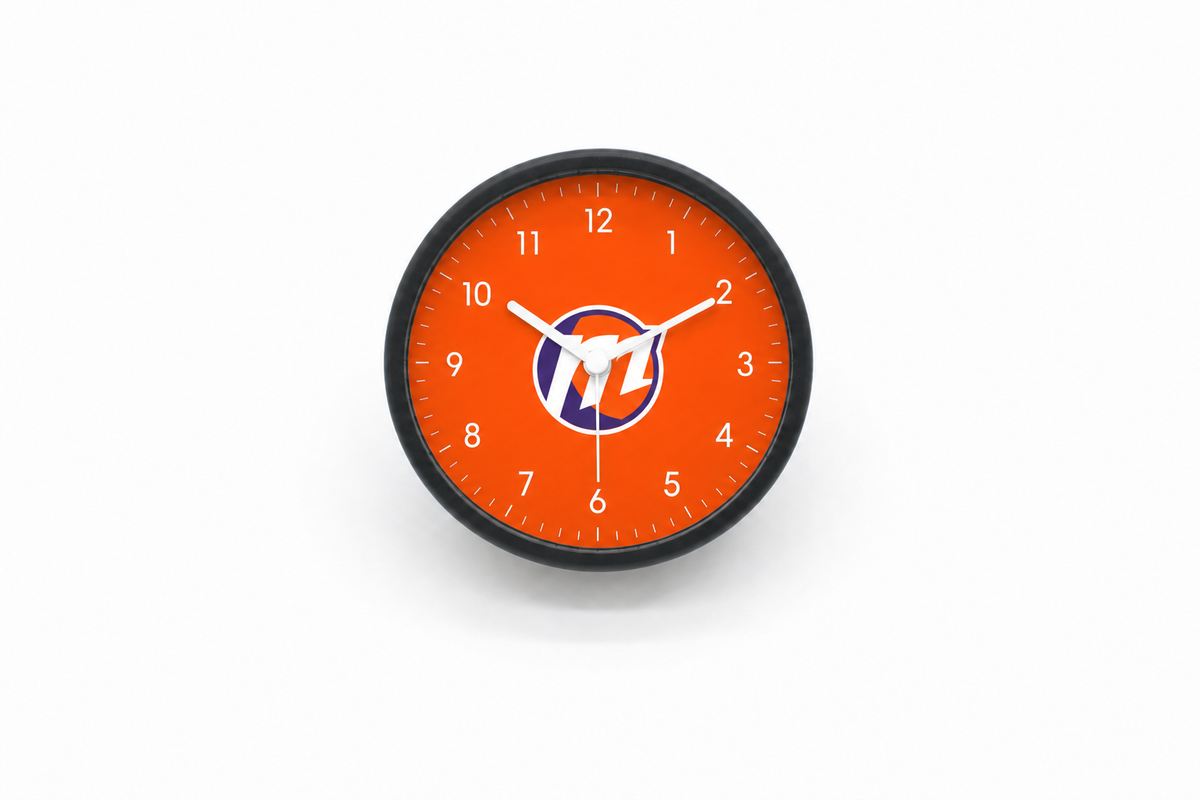 Phoenix Mercury Matte Clock
