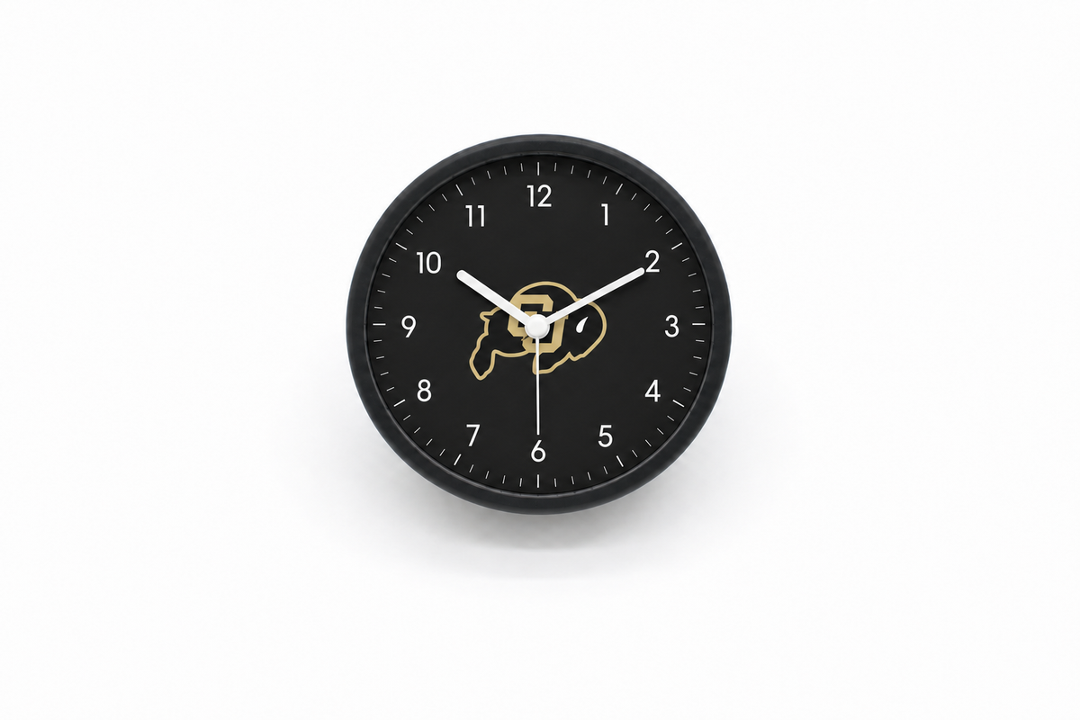Colorado Buffaloes Bedside Clock