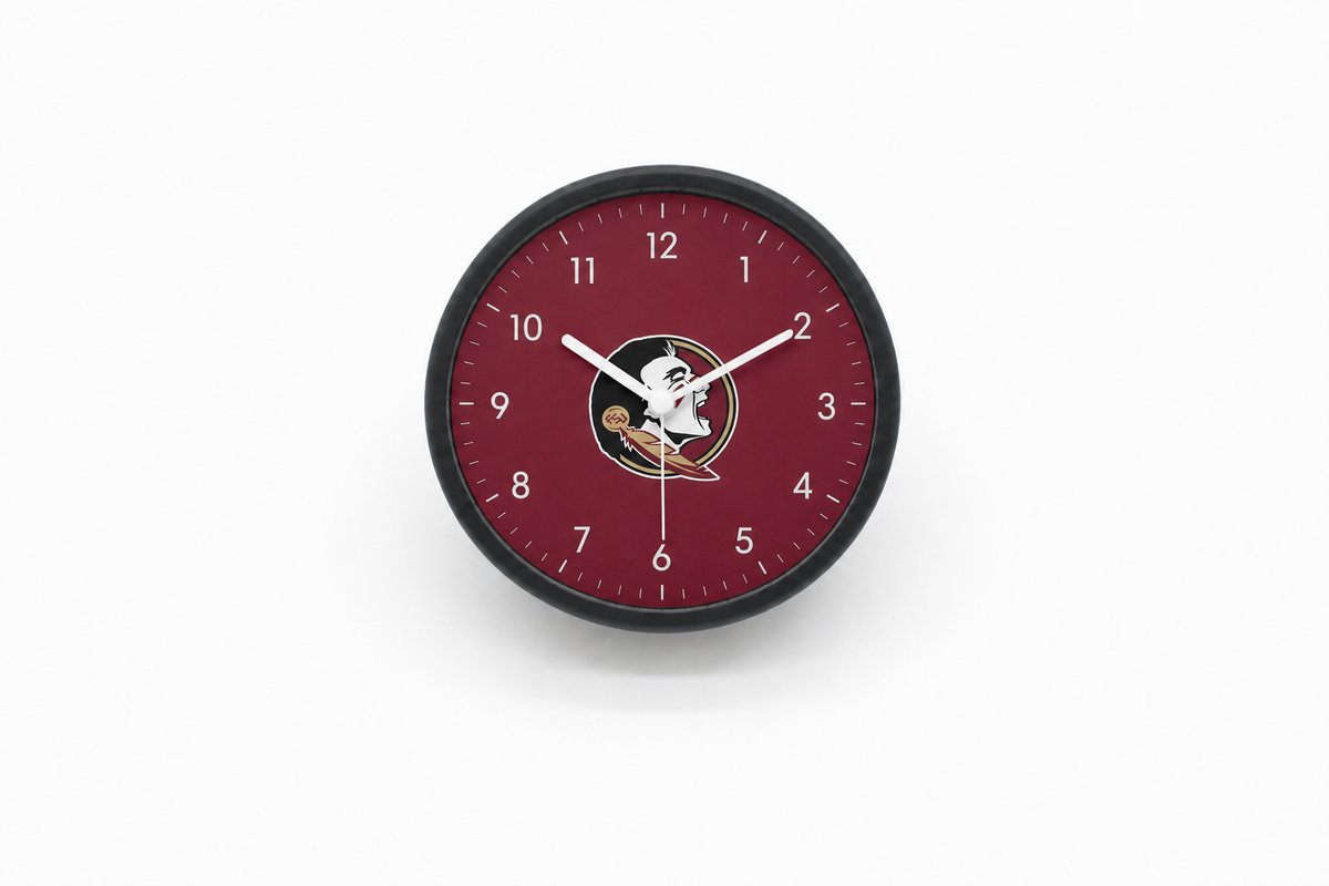 Florida State Seminoles Bedside Clock