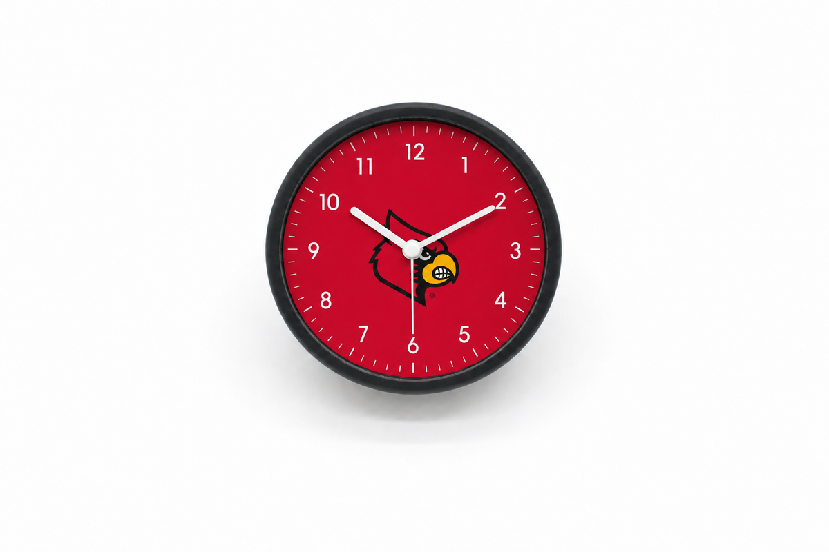 Louisville Cardinals Bedside Clock