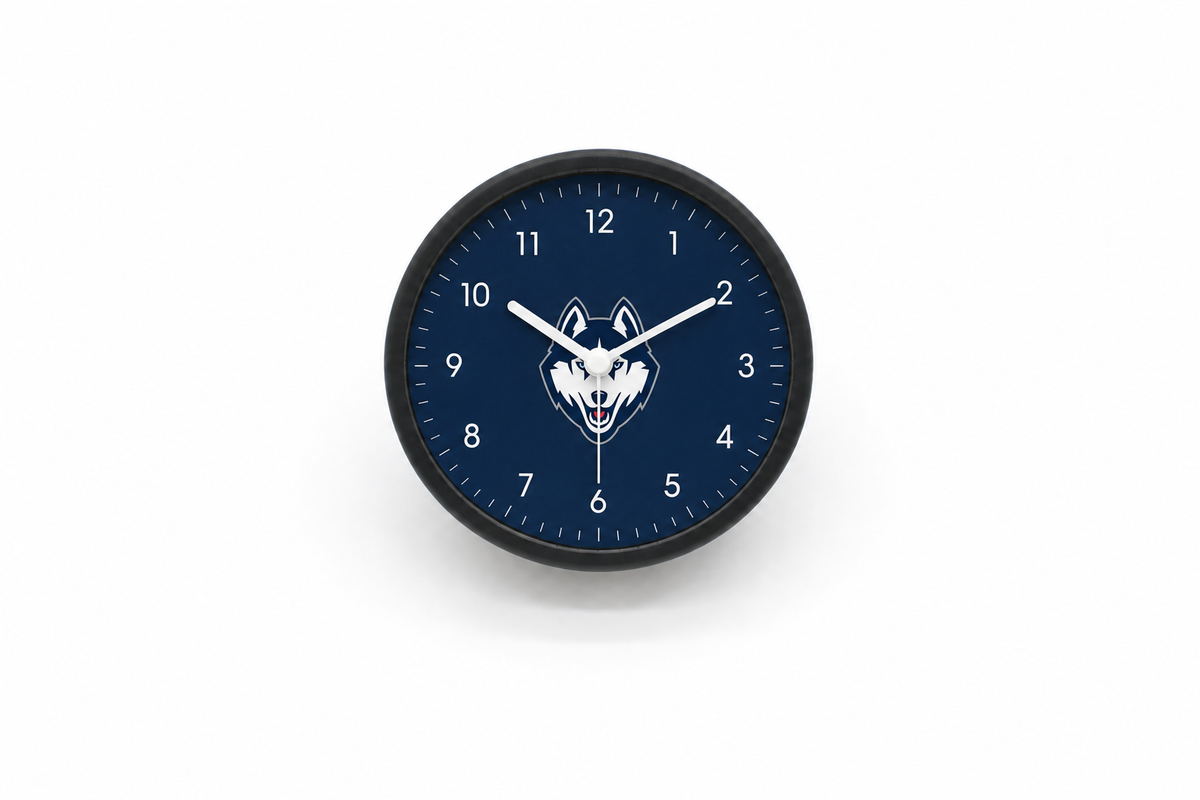 UConn Huskies Bedside Clock