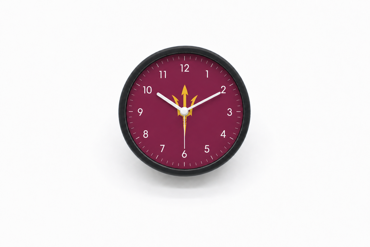 Arizona State Sun Devils Bedside Clock