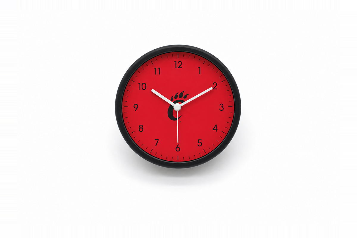 Cincinnati Bearcats Bedside Clock